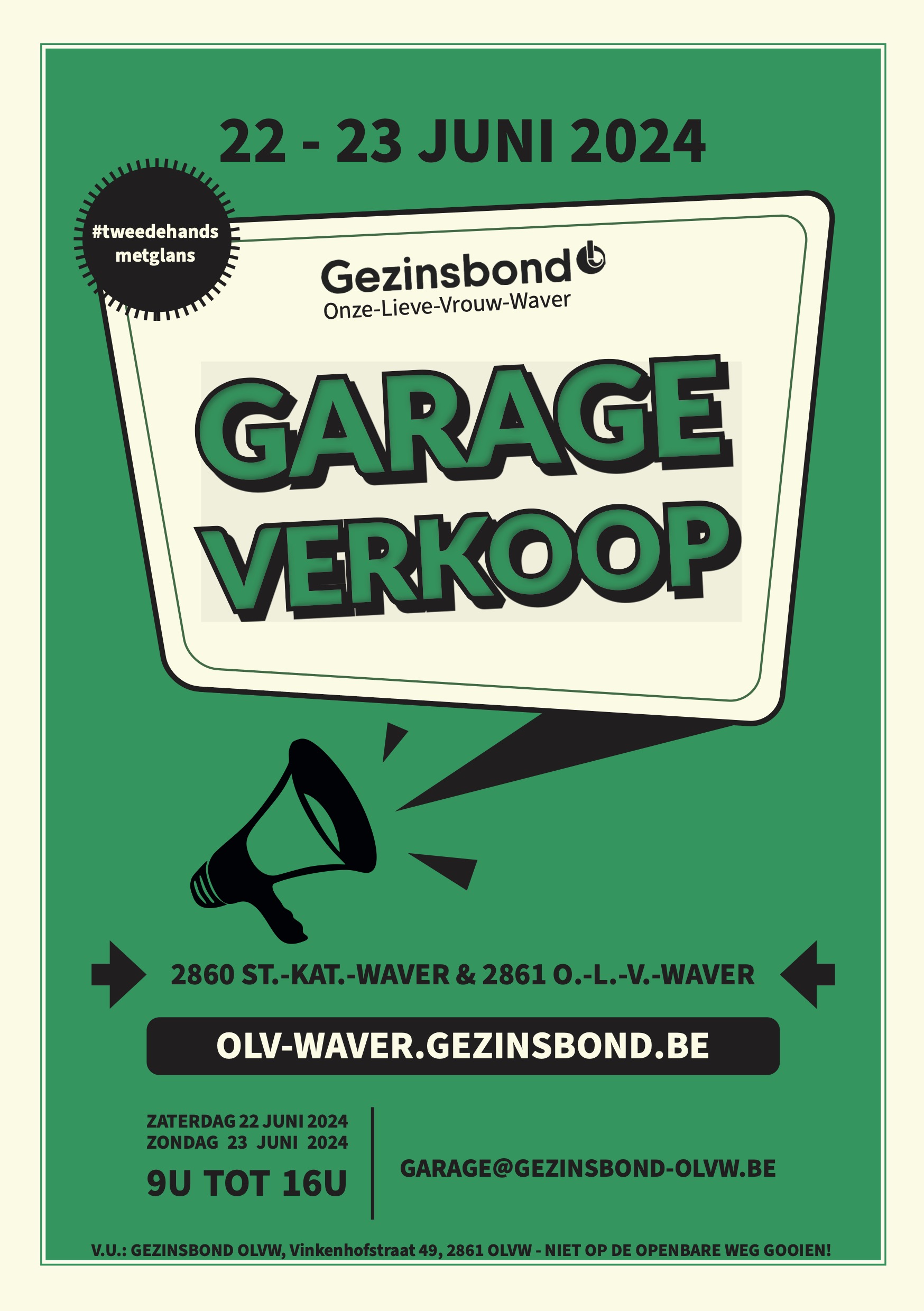 Garageverkoop 2024