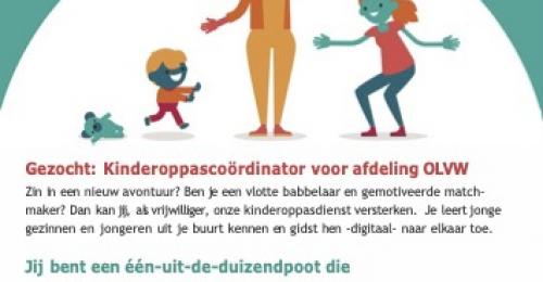 Kinderoppascoördinator gezocht